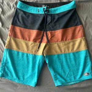 O’Neill Hyperfeeak Men's 30 Multi-Color Swim Shorts